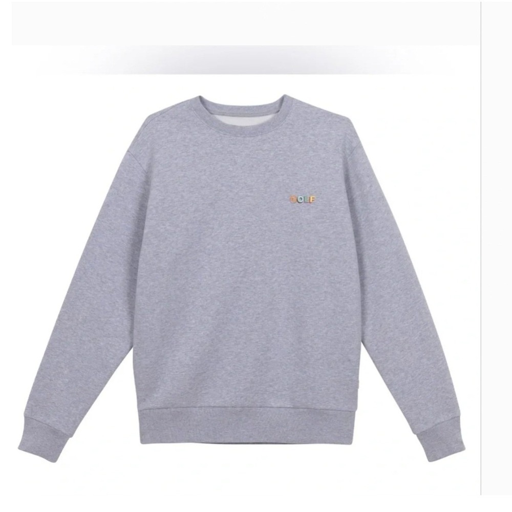 Golf Wang Multi‎ 3D Logo Crewneck Sweatshirt Mens Large Heather Gray Streetwear